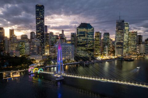 Brisbane at night